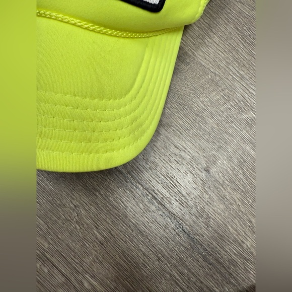 Aviator Nation Neon Yellow Rainbow Hat - Picture 2 of 5